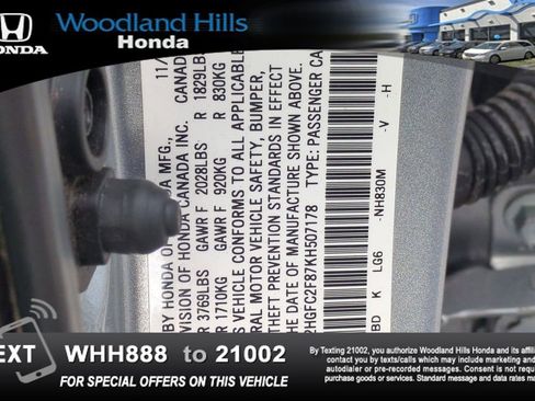 Used 2019 Honda Civic Sport image 26