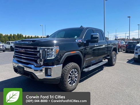 Used 2021 GMC Sierra 2500 SLT w/ SLT Premium Package AWD/4WD image 3