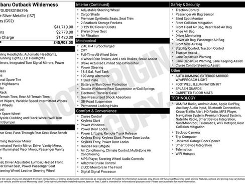 Used 2025 Subaru Outback Wilderness image 6