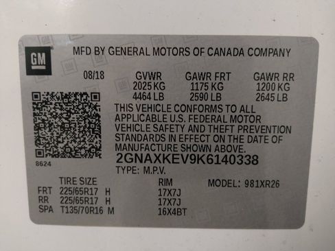 Used 2019 Chevrolet Equinox LT image 33