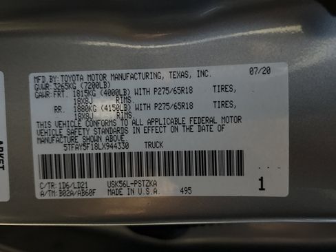 Used 2020 Toyota Tundra 1794 Edition image 5