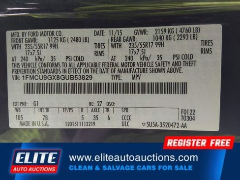 Used 2016 Ford Escape SE w/ Equipment Group 201A image 18