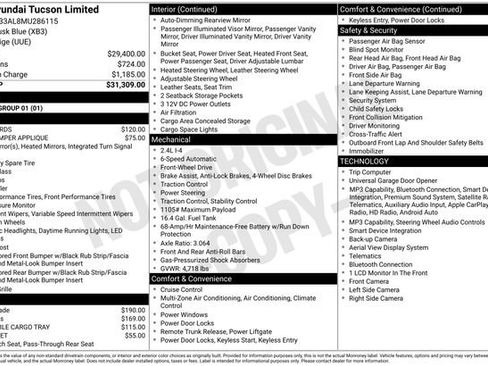 Used 2021 Hyundai Tucson Limited FWD image 2
