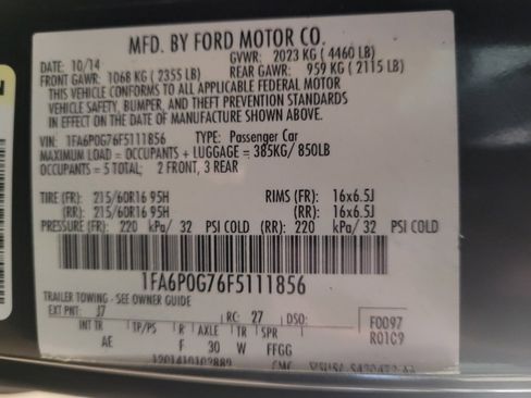 Used 2015 Ford Fusion S FWD image 33