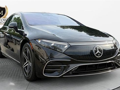 Used 2023 Mercedes-Benz EQS 450+ 4MATIC Sedan w/ AMG Line Exterior Package image 7