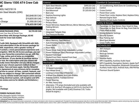 Used 2021 GMC Sierra 1500 AT4 w/ AT4 Premium Package AWD/4WD image 45