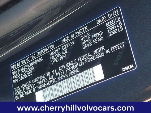 Certified 2022 Volvo XC90 T6 Momentum w/ Advanced Package image 28