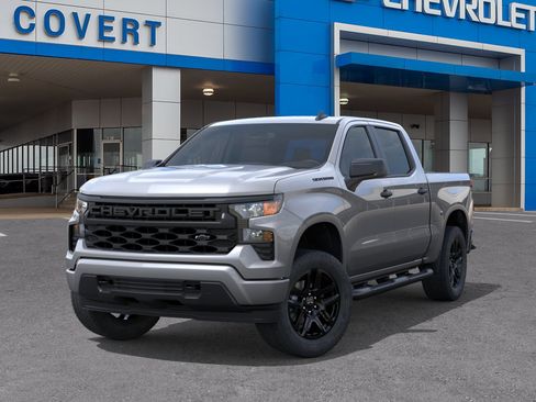 New 2026 Chevrolet Silverado 1500 Custom w/ Turbomax Blackout Package RWD image 2