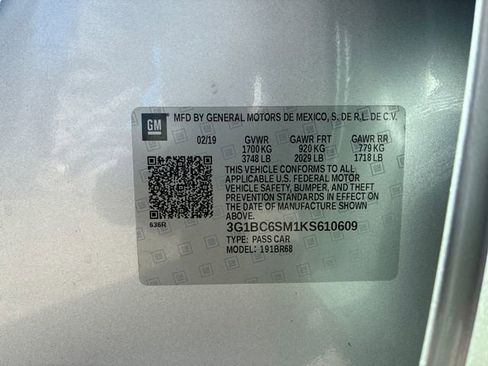 Used 2019 Chevrolet Cruze LS w/ LS Convenience Package FWD image 28