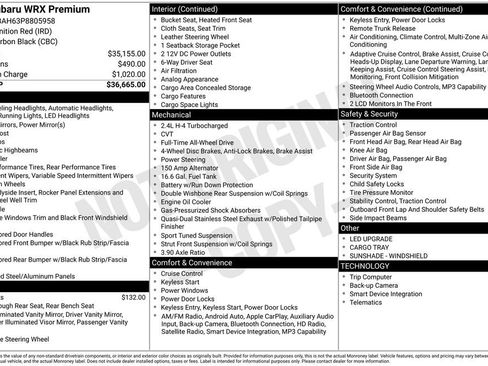 Used 2023 Subaru WRX Premium image 5