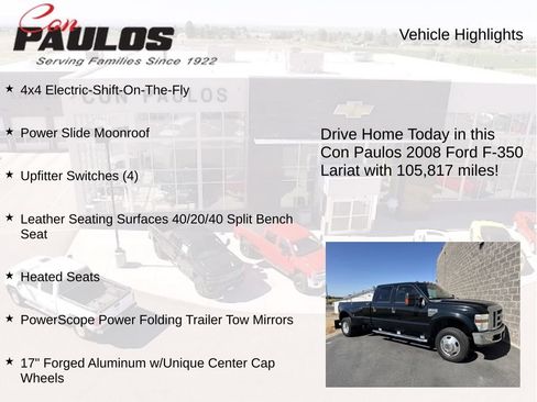 Used 2008 Ford F350 Lariat AWD/4WD image 7
