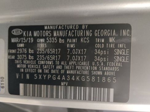 Used 2019 Kia Sorento L FWD image 33