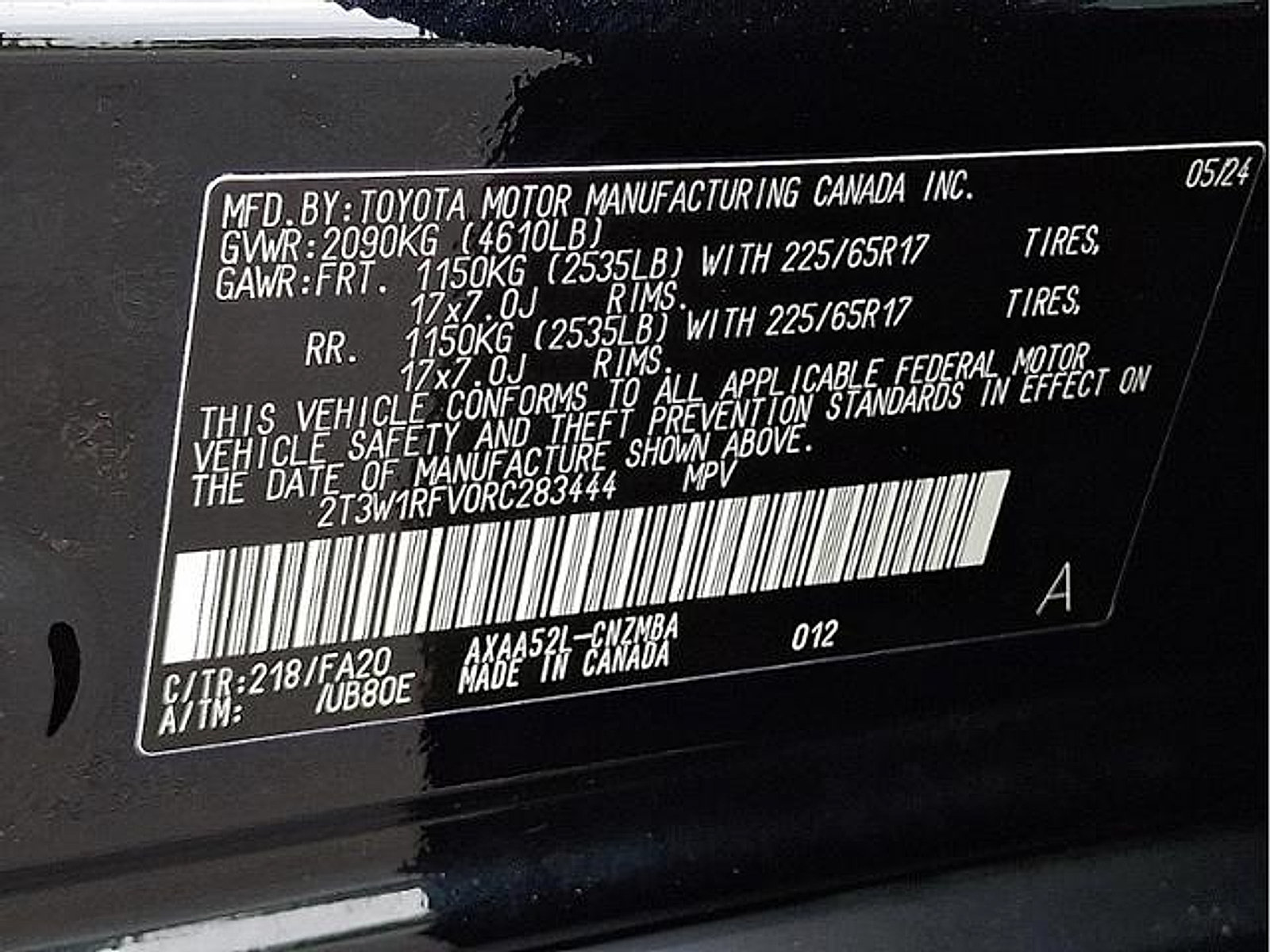 Used 2024 Toyota RAV4 XLE w/ Convenience Package FWD image 19