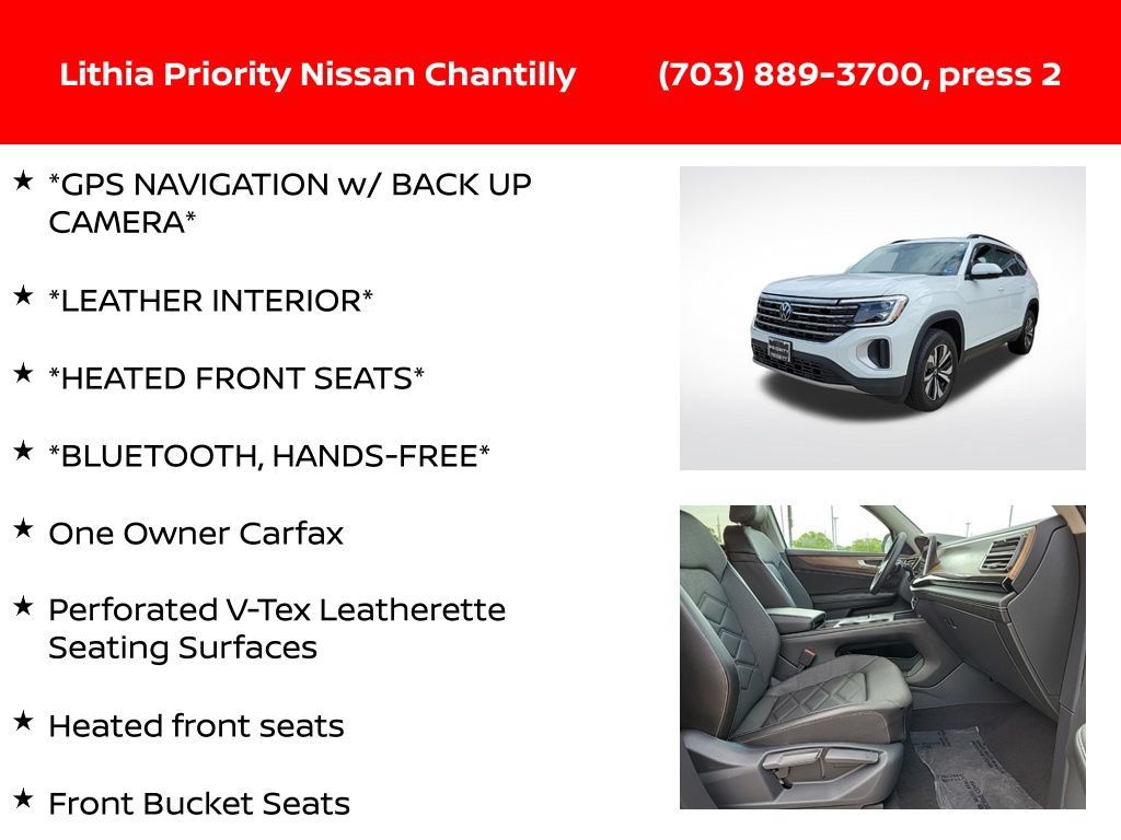 Used 2024 Volkswagen Atlas SE FWD image 6