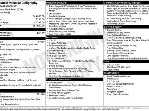 Used 2023 Hyundai Palisade Calligraphy w/ Cargo Package image 33