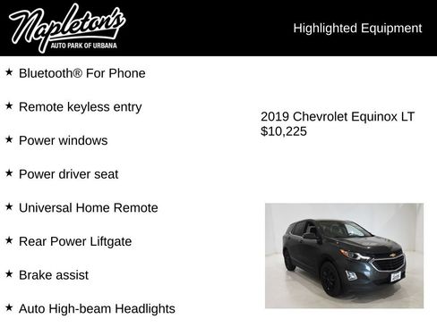 Used 2019 Chevrolet Equinox LT w/ Driver Convenience Package FWD image 16