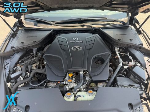 Used 2023 INFINITI Q50 Red Sport 400 w/ Black Opal Edition AWD/4WD image 32