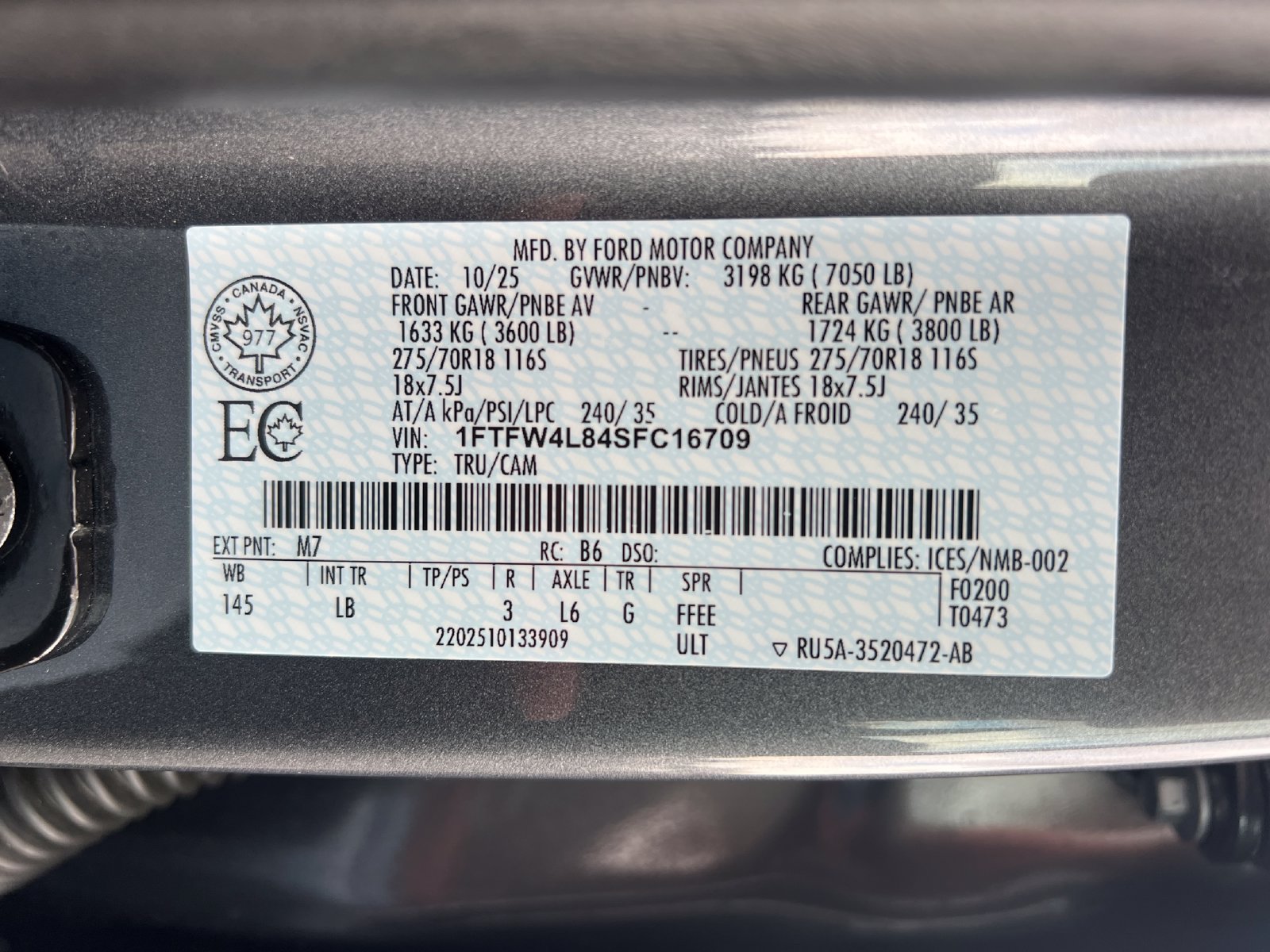 Used 2025 Ford F150 Tremor AWD/4WD image 13