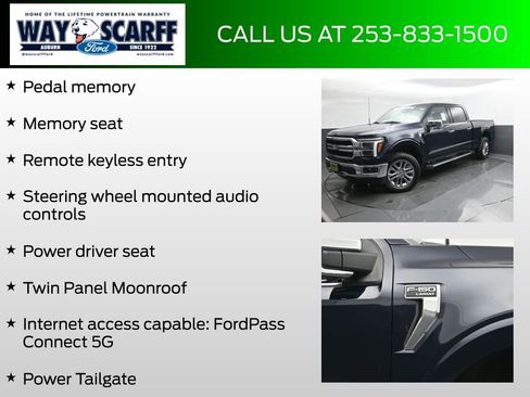 New 2025 Ford F150 Lariat w/ Equipment Group 502A High image 25