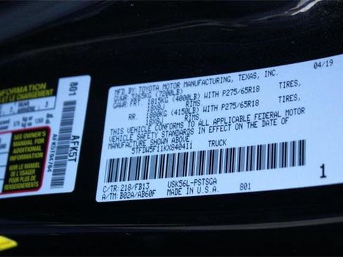 Certified 2019 Toyota Tundra SR5 image 17