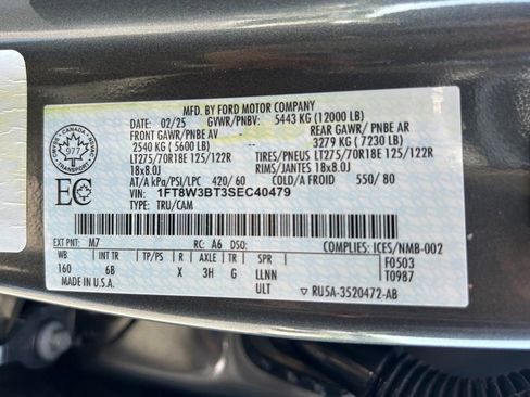 Used 2025 Ford F350 Lariat w/ Camper Package AWD/4WD image 26