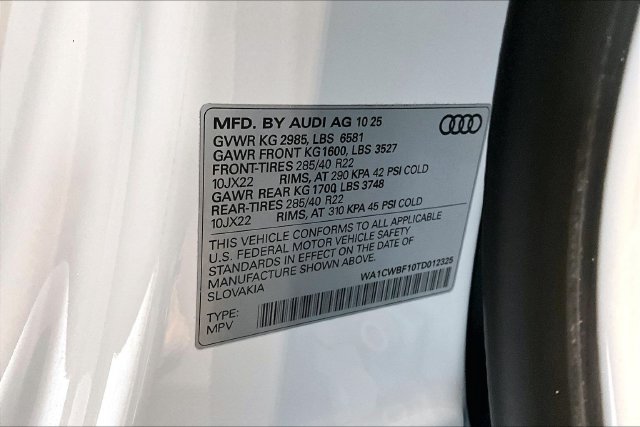 Used 2026 Audi SQ8 Prestige AWD/4WD image 19