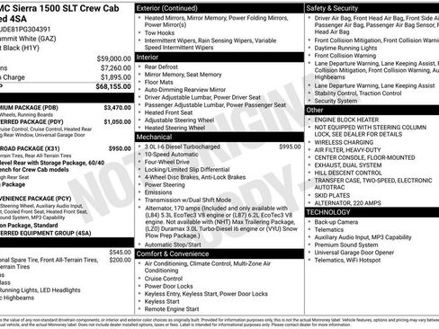 Used 2023 GMC Sierra 1500 SLT w/ SLT Premium Package AWD/4WD image 40