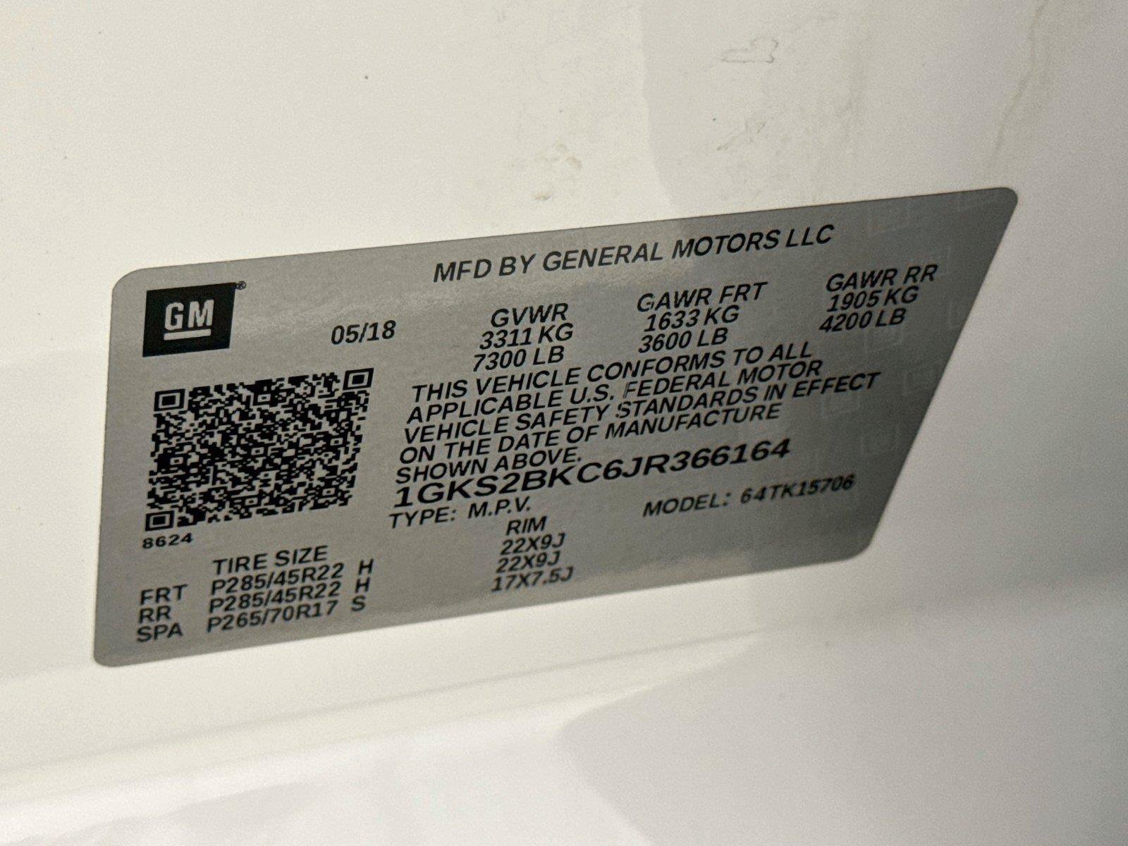 Used 2018 GMC Yukon SLT w/ Premium Edition AWD/4WD image 34