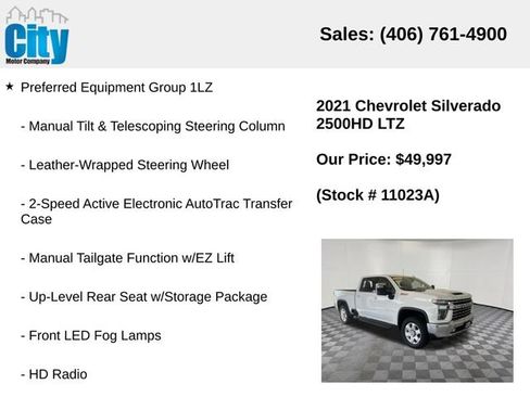 Used 2021 Chevrolet Silverado 2500 LTZ w/ LTZ Premium Package AWD/4WD image 31