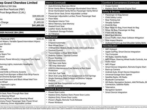 Used 2020 Jeep Grand Cherokee Limited RWD image 26