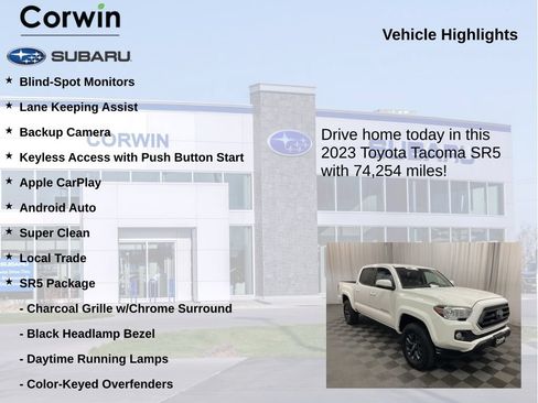 Used 2023 Toyota Tacoma SR5 w/ Technology Package AWD/4WD image 6