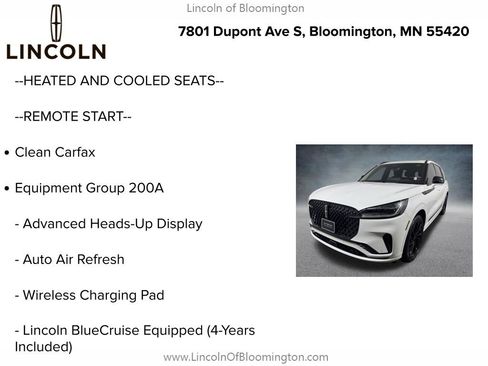 Certified 2025 Lincoln Aviator Reserve w/ Jet Appearance Package AWD/4WD image 5