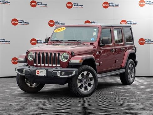Certified 2021 Jeep Wrangler Unlimited Sahara image 1