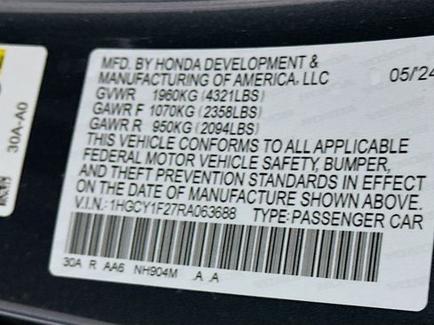 Used 2024 Honda Accord LX image 12