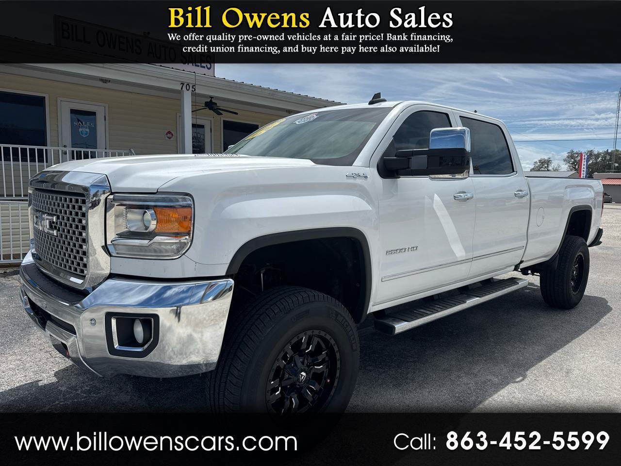Used 2016 GMC Sierra 2500 SLT w/ Duramax Plus Package AWD/4WD image 1