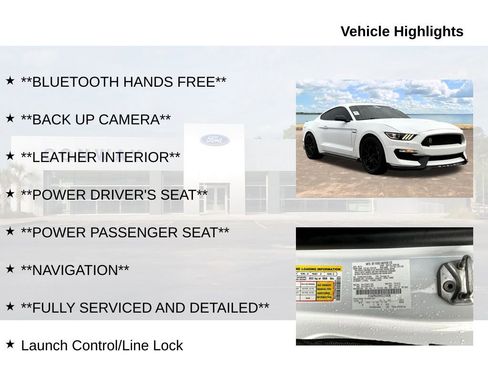 Used 2017 Ford Mustang Shelby GT350 w/ Electronics Package image 6