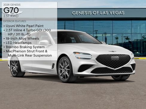 Certified 2026 Genesis G70 2.5T RWD image 3