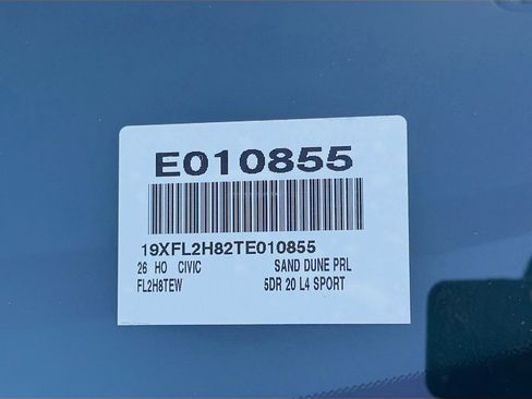 Certified 2026 Honda Civic Sport image 26