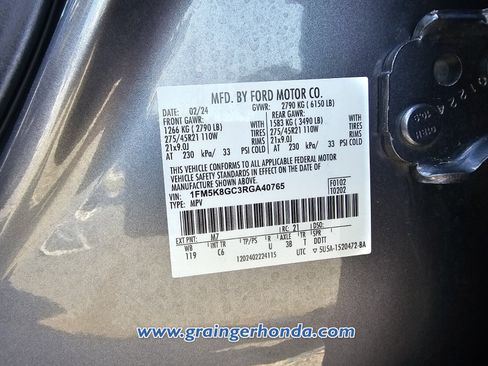 Used 2024 Ford Explorer ST w/ Equipment Group 401A image 14