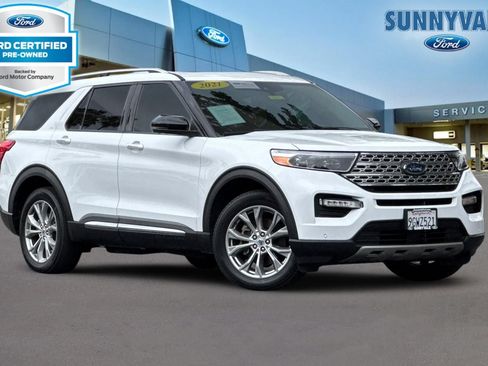Certified 2021 Ford Explorer Limited w/ Equipment Group 301A AWD/4WD image 1