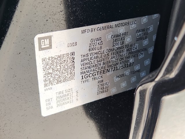 Used 2018 Chevrolet Colorado ZR2 AWD/4WD image 15