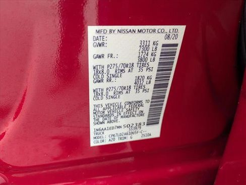 Used 2021 Nissan Titan PRO-4X w/ Pro-4x Convenience Package image 25