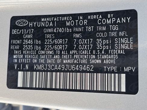 Used 2018 Hyundai Tucson SEL AWD/4WD image 29
