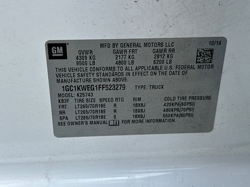 Used 2015 Chevrolet Silverado 2500 LTZ w/ LTZ Plus Package image 34