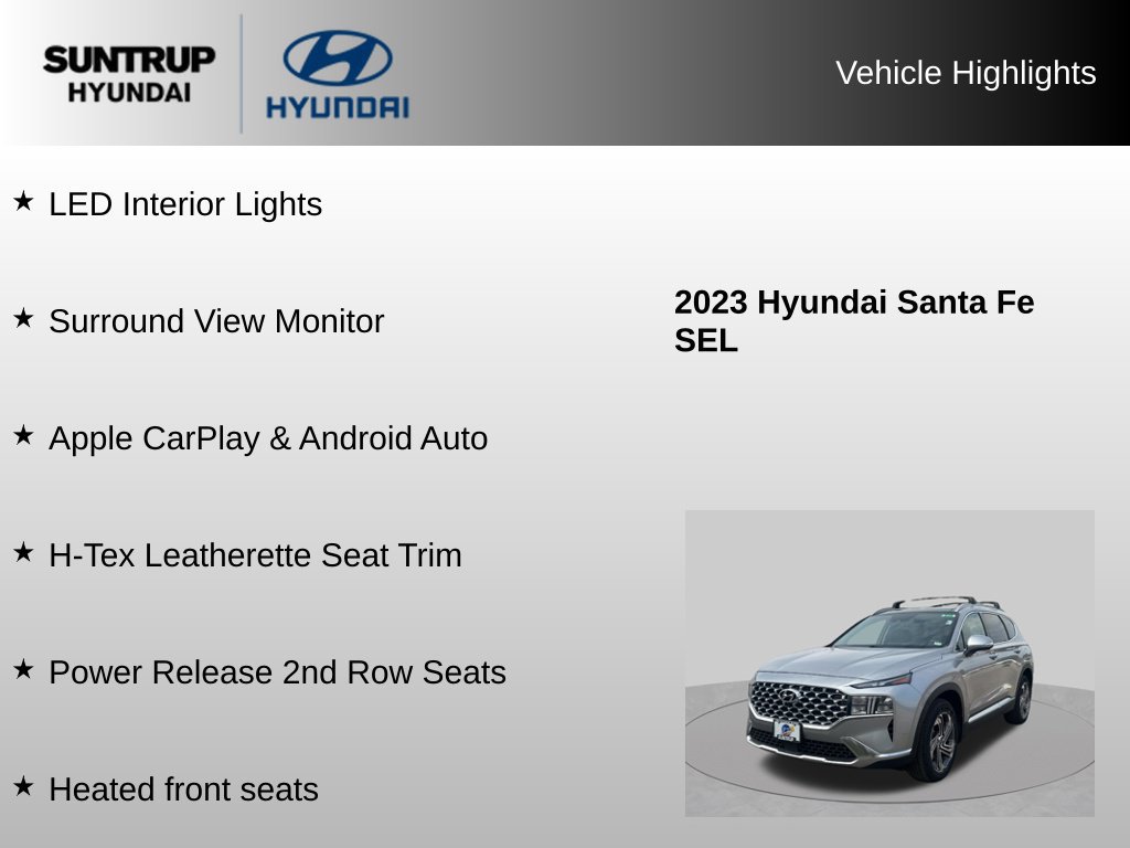 Used 2023 Hyundai Santa Fe SEL w/ Premium Package FWD image 21
