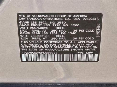 Used 2023 Volkswagen Atlas SE FWD image 22