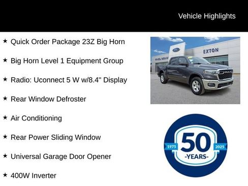 Used 2025 RAM 1500 Big Horn image 7