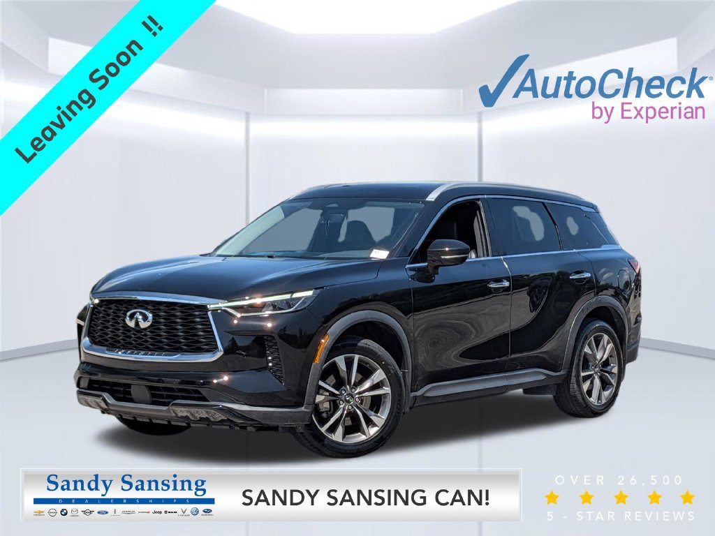 Used 2023 INFINITI QX60 Luxe w/ Cargo Package FWD image 1
