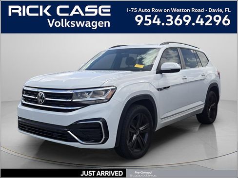 Used 2021 Volkswagen Atlas SE w/ Panoramic Sunroof Package FWD image 1