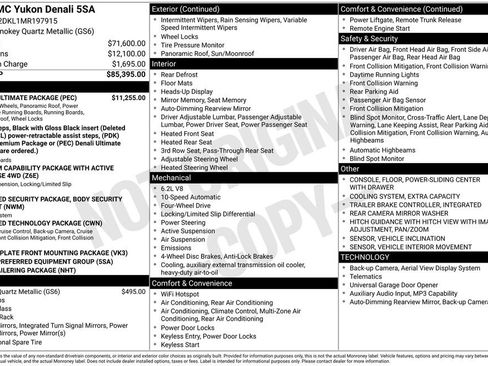 Used 2021 GMC Yukon Denali w/ Denali Ultimate Package image 7